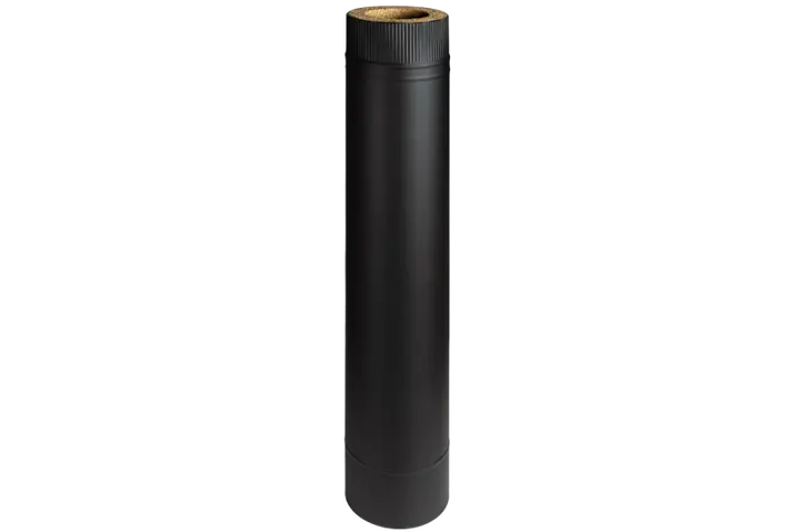 Труба дымовая L=1000 мм d150 мм Black Edition